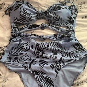 Aerie Triple Knot One Piece Swimsuit